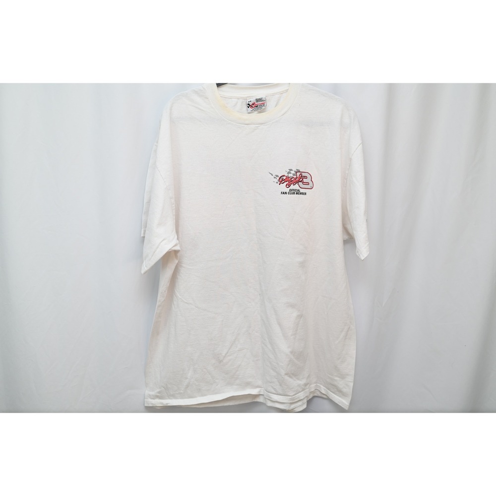 Vintage 90s Dale Earnhardt NASCAR T Shirt 2XL Competitors View Made in USA White